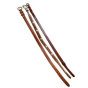 Kids leather western belts 28-34